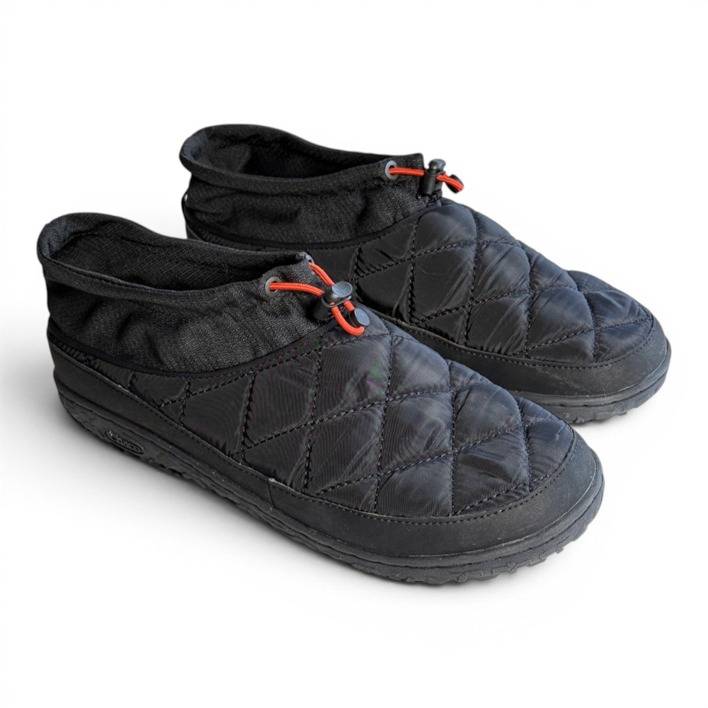 Chaco Ramble Puff Cinch Shoe Women 9.5 Black Gorpcore Quilted JCH108896 Slippers